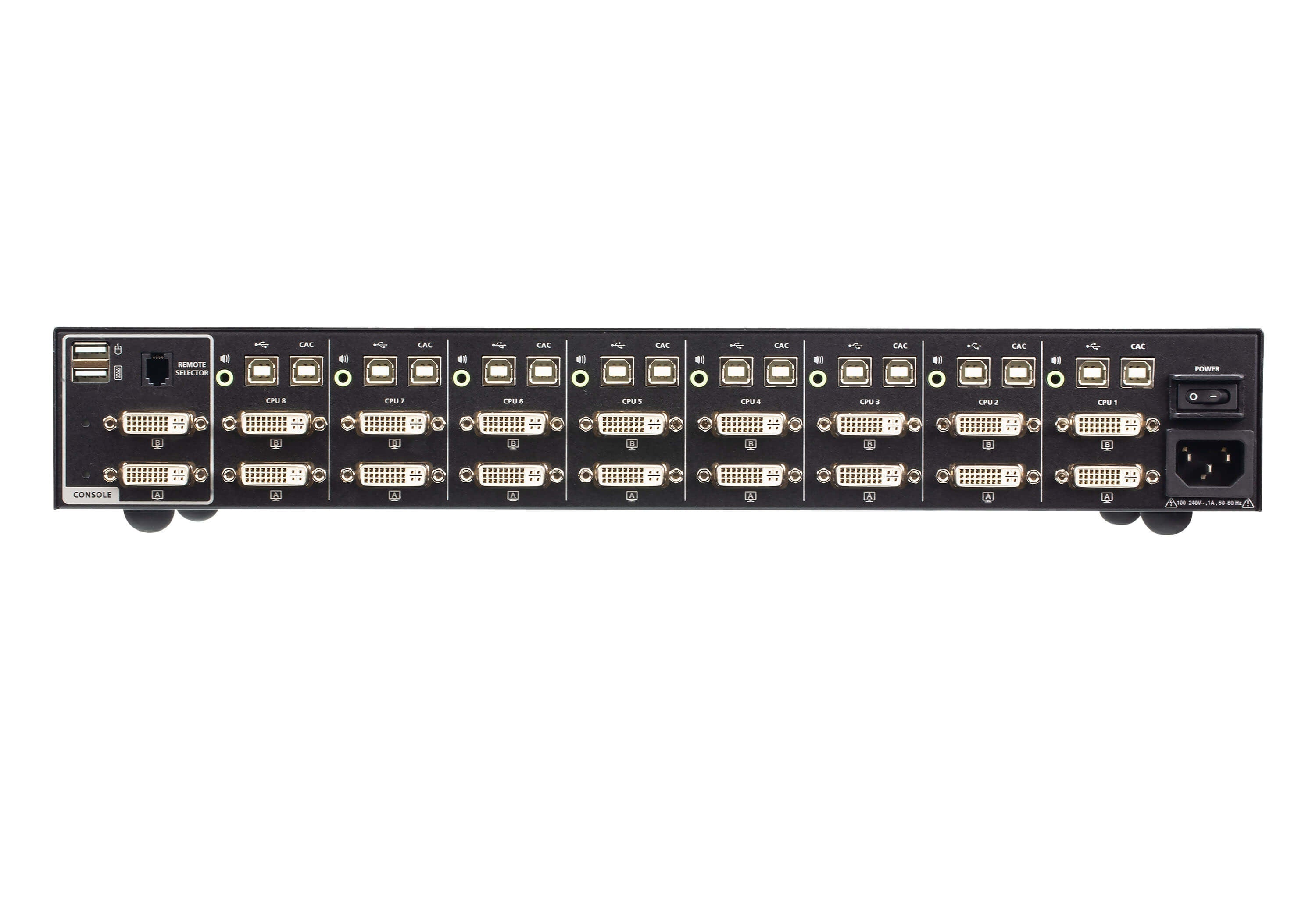 ATEN CS1148D4C KVM switch Rack mounting Black ATEN