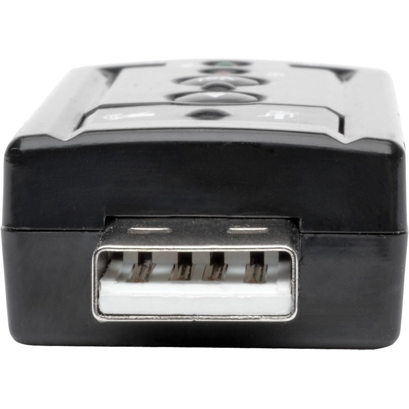 Tripp Lite USB External Sound Card Microphone Speaker Virtual 7.1 Channel - 7.1 Sound Channels - External - USB - 1 x Number of Microphone Ports - 1 x Number of Headphone Ports - U237-001 - eCommerce Business Prime