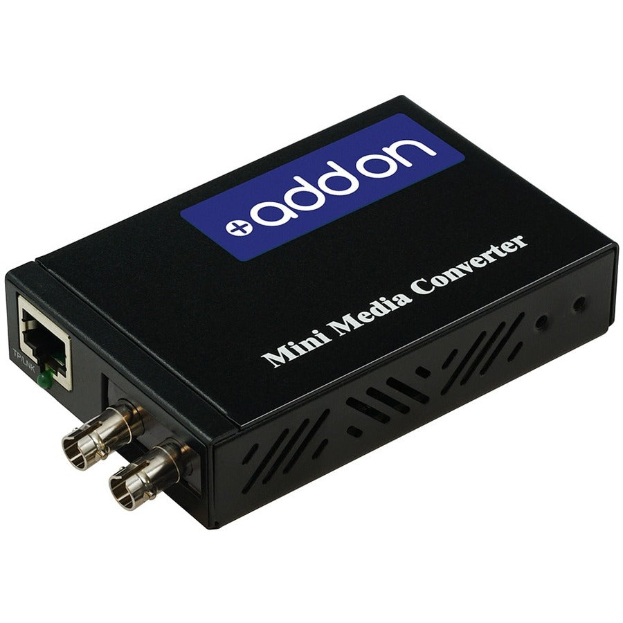 AddOn 10/100/1000Base-TX(RJ-45) to 1000Base-LX(ST) SMF 1310nm 40km Mini Media Converter - 100% compatible and guaranteed to work - ADD-GMCMN-LX-4ST - eCommerce Business Prime