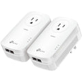 TP-Link TL-PA9020P KIT - AV2000 2-Port Gigabit Passthrough Powerline Starter Kit - Ethernet Over Power - Plug&Play - Power Saving - 2x2 MIMO - Noise Filtering - Extra Power Socket for other Devices -  - TL-PA9020P KIT - eCommerce Business Prime