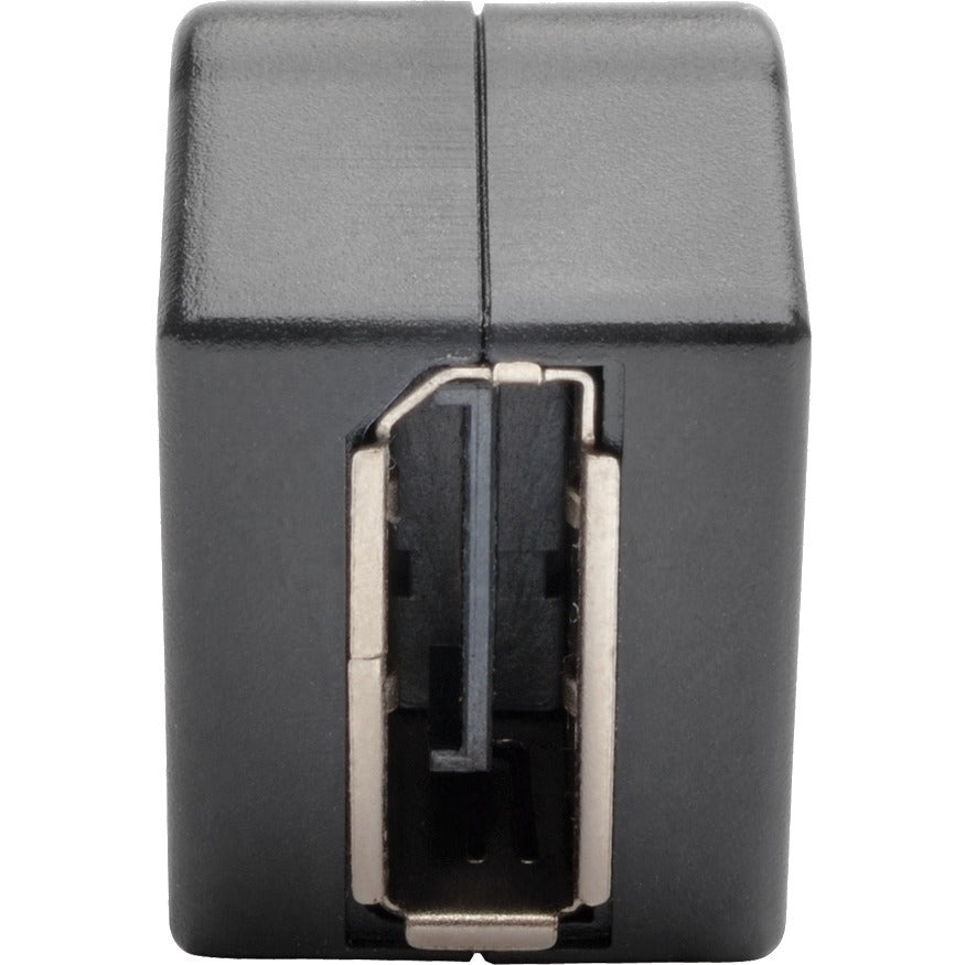 Tripp Lite Mini DisplayPort to DisplayPort Keystone Panel Mount Coupler Angled FF - 1 x Mini DisplayPort Female Digital Audio/Video - 1 x DisplayPort Female Digital Audio/Video - P169-000-KPA-BK - eCommerce Business Prime
