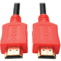Tripp Lite 10ft High Speed HDMI Cable Digital A/V 4K x 2K UHD M/M Red 10' - HDMI for Monitor, Projector, TV, iPad, A/V Receiver, Audio/Video Device, Blu-ray Player - 1.28 GB/s - 10 ft - 1 x HDMI Male ...  - P568-010-RD - eCommerce Business Prime