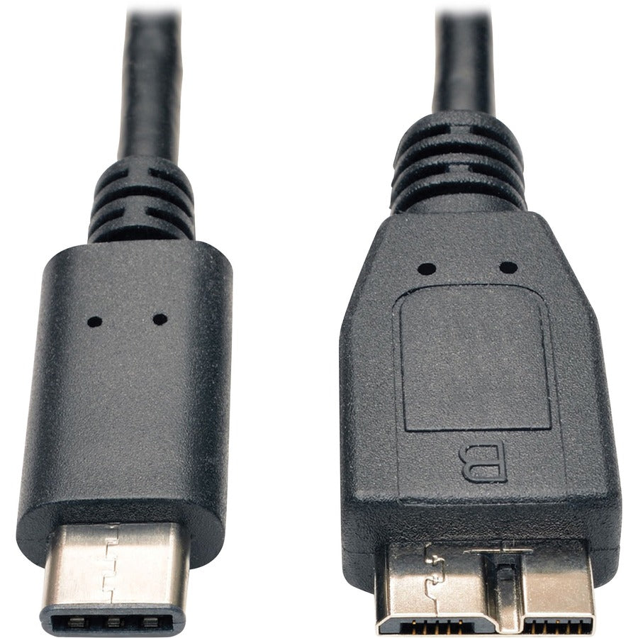 Tripp Lite 3ft USB 3.1 Gen 2 USB-C to Micro-B Cable M/M 10 Gbps Fast Charge - USB for Smartphone, Hard Drive, Notebook, Tablet - 1.25 GB/s - 3 ft - 1 x Type C Male USB - 1 x Micro Type B Male USB - Ni...  - U426-003-G2 - eCommerce Business Prime