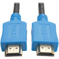 Tripp Lite 10ft High Speed HDMI Cable Digital A/V 4K x 2K UHD M/M Blue 10' - HDMI for Monitor, Projector, TV, iPad, A/V Receiver, Audio/Video Device, Blu-ray Player - 1.28 GB/s - 10 ft - 1 x HDMI Male...  - P568-010-BL - eCommerce Business Prime