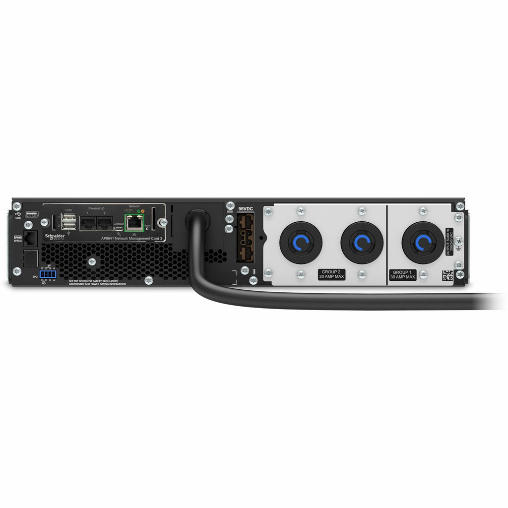 APC by Schneider Electric Smart-UPS SRT 3000VA RM 208V Network Card - 2U Rack-mountable - 3 Hour Recharge - 208 V AC Input - 208 V AC Output - 2 x NEMA L6-20R, 1 x NEMA L6-30R - SRT3000RMXLT-NC - eCommerce Business Prime