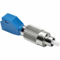 Tripp Lite FC to LC 9/125 Adapter for Multi-Function Optical Fiber Cable Tester (M/F) - 1 x FC Network Male - 1 x LC Network Female - Silver, Blue - T020-001-LC9 - eCommerce Business Prime
