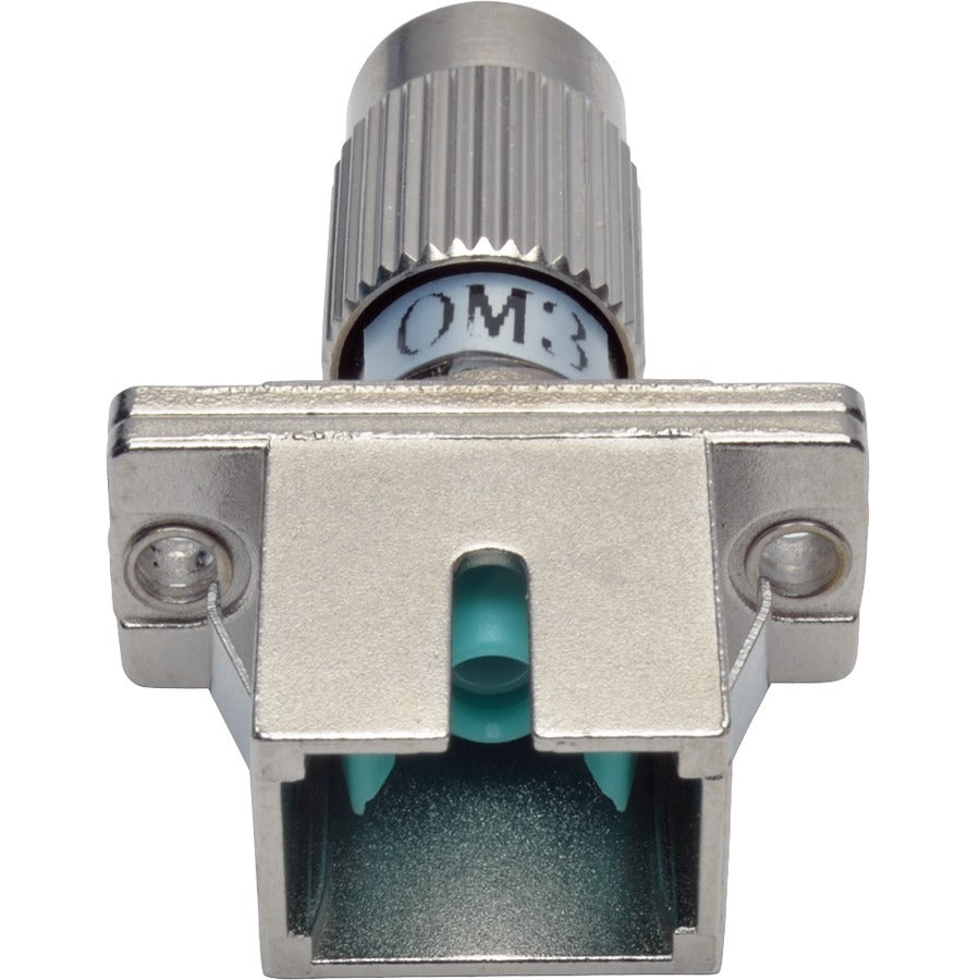 Tripp Lite Optical Fiber Cable Tester Adapter FC/SC 50/125 OM3 10 Gb M/F - 1 x FC Male Network - 1 x SC Female Network - Silver - T020-001-SC10G - eCommerce Business Prime