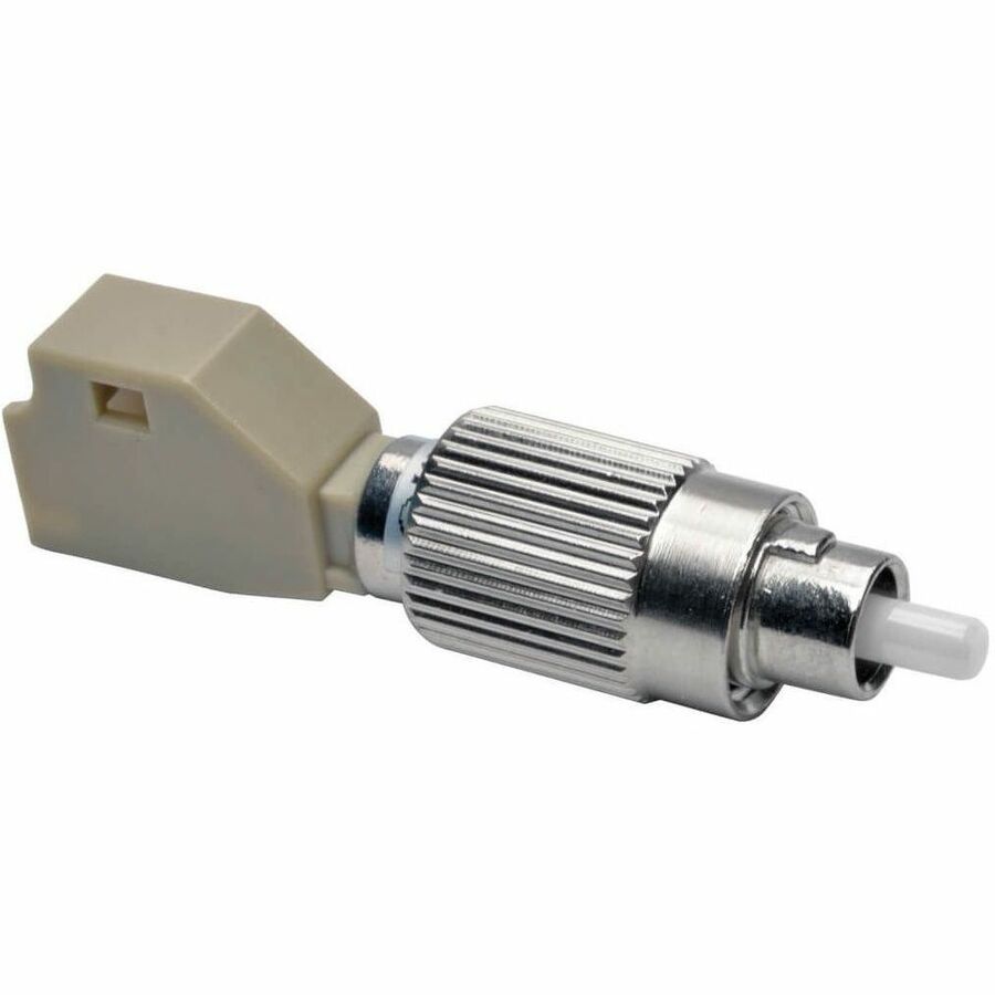 Tripp Lite Optical Fiber Cable Tester Adapter FC/LC 50/125 OM3 10 Gb M/F - 1 x FC Male Network - 1 x LC Female Network - Silver, Beige - T020-001-LC10G - eCommerce Business Prime