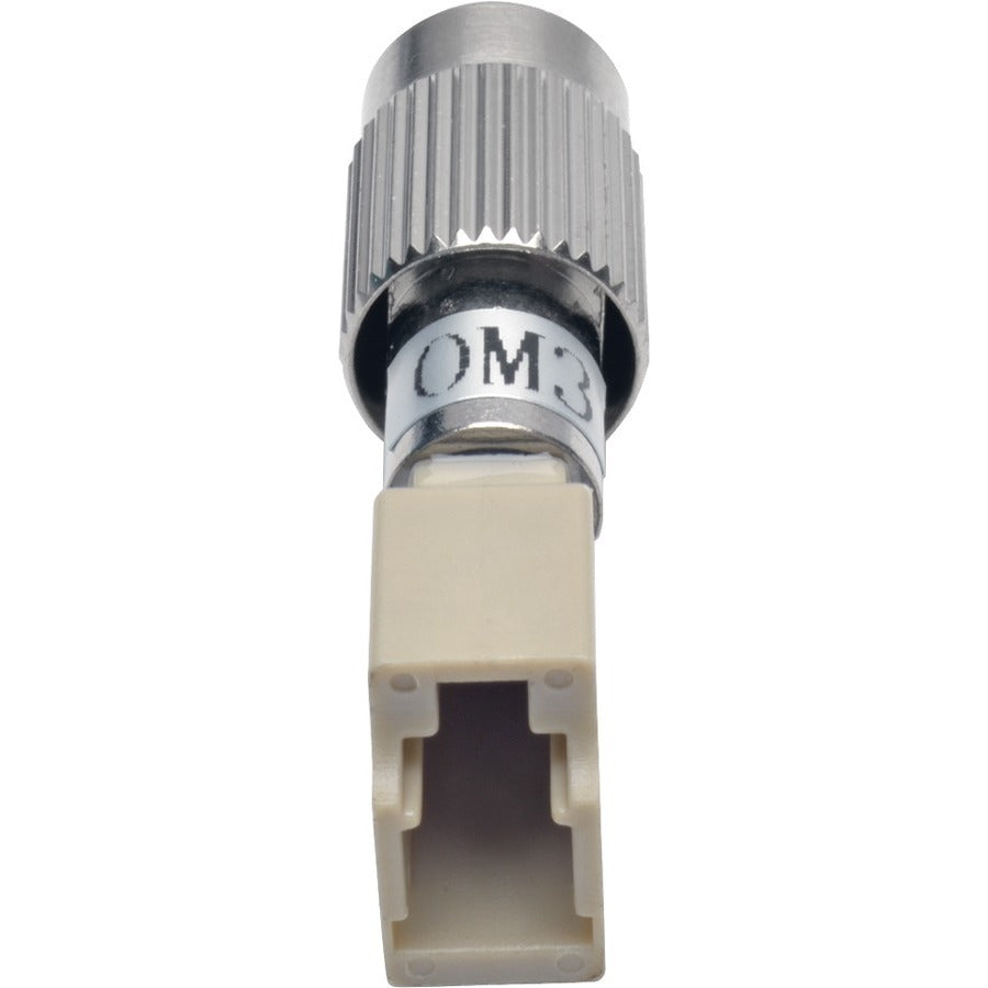 Tripp Lite Optical Fiber Cable Tester Adapter FC/LC 50/125 OM3 10 Gb M/F - 1 x FC Male Network - 1 x LC Female Network - Silver, Beige - T020-001-LC10G - eCommerce Business Prime