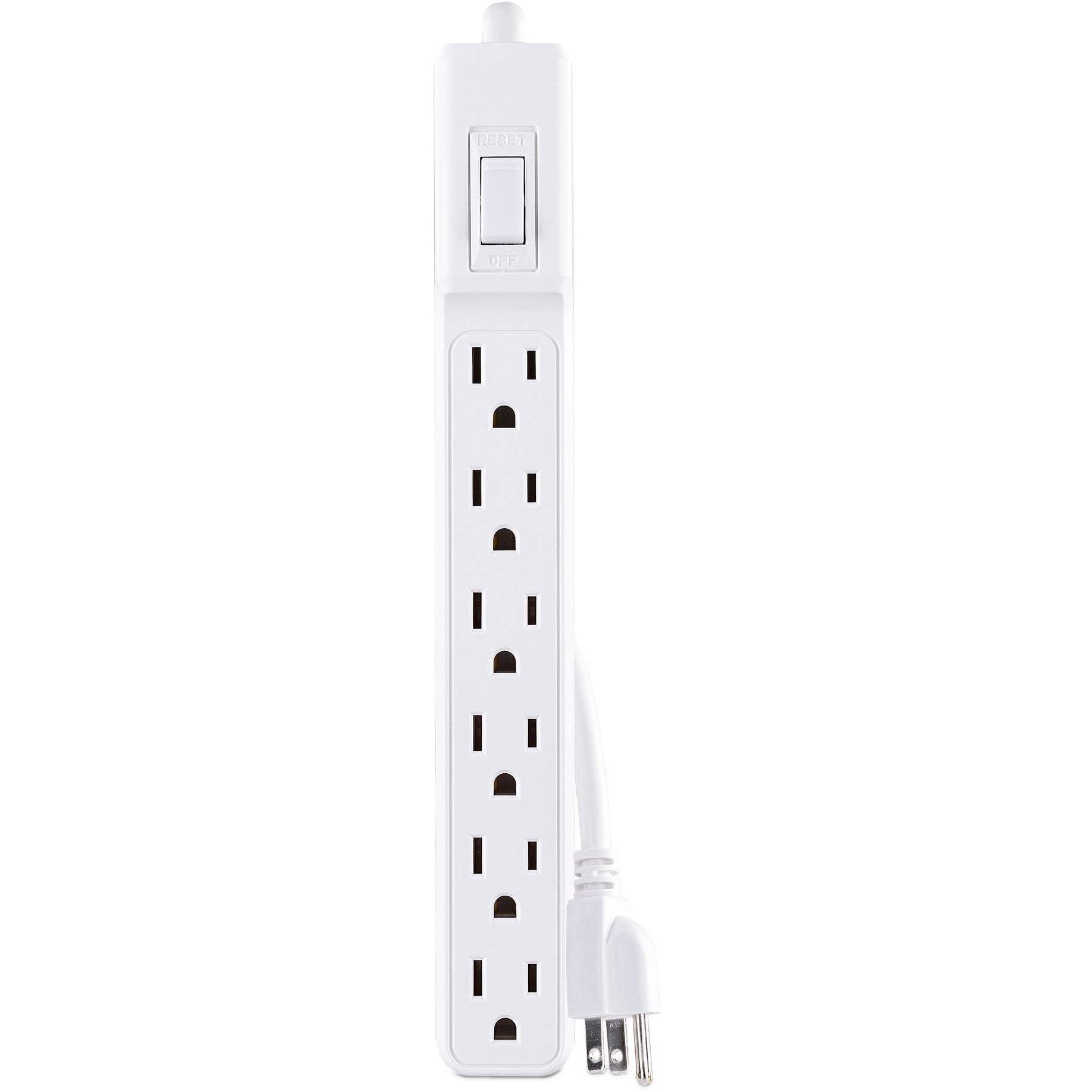 CyberPower MP1044NN Multipack - (2) 6-Outlet Power Strips, White, 2ft Cord, 1 Year Limited Warranty - MP1044NN - eCommerce Business Prime