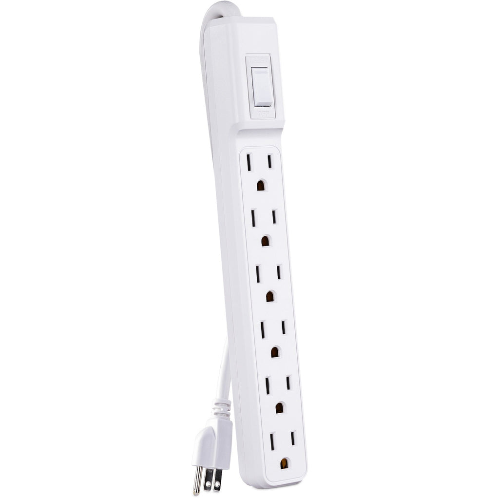 CyberPower MP1044NN Multipack - (2) 6-Outlet Power Strips, White, 2ft Cord, 1 Year Limited Warranty - MP1044NN - eCommerce Business Prime