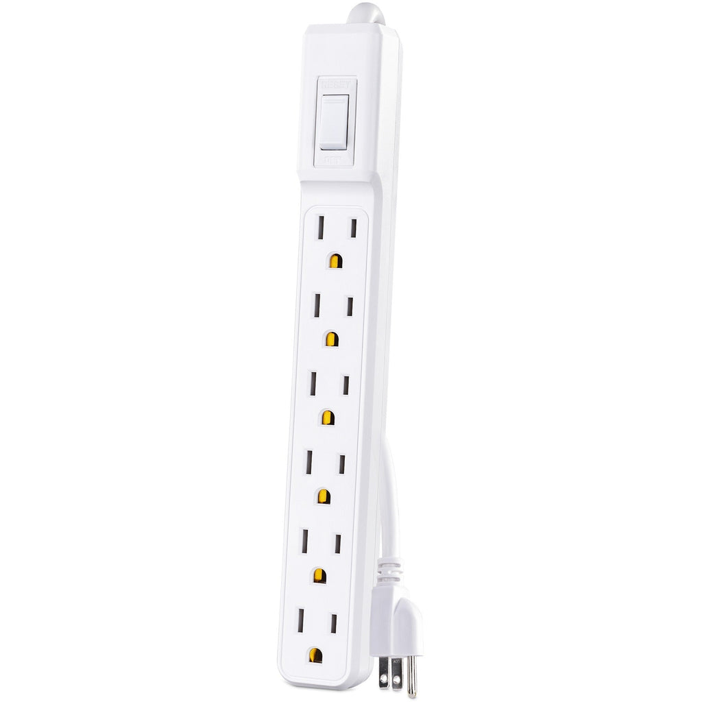 CyberPower MP1044NN Multipack - (2) 6-Outlet Power Strips, White, 2ft Cord, 1 Year Limited Warranty - MP1044NN - eCommerce Business Prime