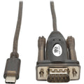 Tripp Lite USB 2.0 USB-C to DB-9 Adapter Cable USB-C to RS-232 M/M 5' 5ft - Serial/USB for Smartphone, Digital Camera, PDA, Notebook, Tablet, Modem, Tablet - 28.75 kB/s - 5 ft - 1 x Type C Male USB - ...  - U209-005-C - eCommerce Business Prime