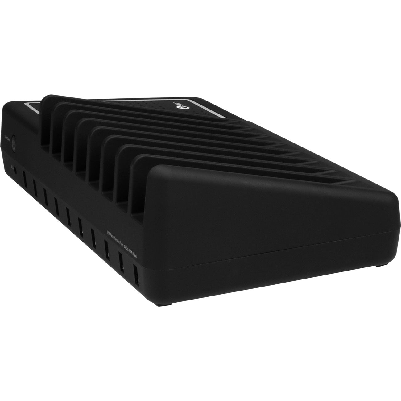 10-Port USB Charging Station with Ambient Light Deck - 90 W - 120 V AC, 230 V AC Input - 5 V DC/2.40 A Output - AC-PW1314-S1 - eCommerce Business Prime