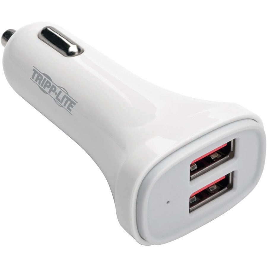 Tripp Lite USB Car Charger Dual-Port with Autosensing 5V 4.8A Fast Charger for Tablets and Cell Phones - 24 W Output Power - 12 V DC Input Voltage - 5 V DC Output Voltage - 4.80 A Output Current - U280-C02-S2 - eCommerce Business Prime