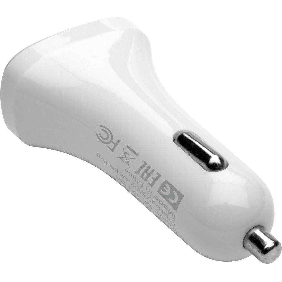 Tripp Lite USB Car Charger Dual-Port with Autosensing 5V 4.8A Fast Charger for Tablets and Cell Phones - 24 W Output Power - 12 V DC Input Voltage - 5 V DC Output Voltage - 4.80 A Output Current - U280-C02-S2 - eCommerce Business Prime