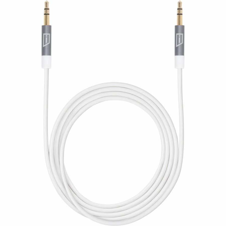 iStore Premium 3.5mm AUX Audio Cable Aluminum - 4.92 ft Mini-phone Audio Cable for Audio Device, Mobile Phone, Tablet, Media Player, Car Stereo, Speaker, Headphone, Notebook, Stereo System, Portable S...  - ACC100009CAI - eCommerce Business Prime