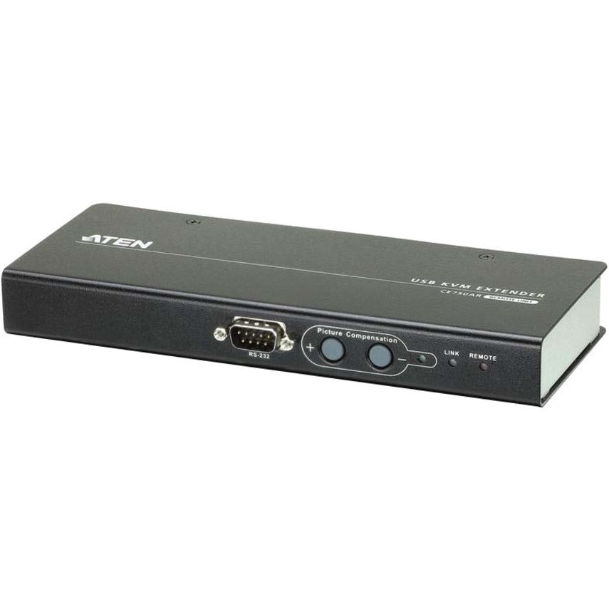 ATEN USB VGA/Audio Cat 5 KVM Extender (1280 x 1024@200m)-TAA Compliant - 1 Computer(s) - 1 Local User(s) - 1 Remote User(s) - 656.17 ft Range - WUXGA - 1920 x 1200 Maximum Video Resolution - 2 x Netwo...  - CE750A - eCommerce Business Prime