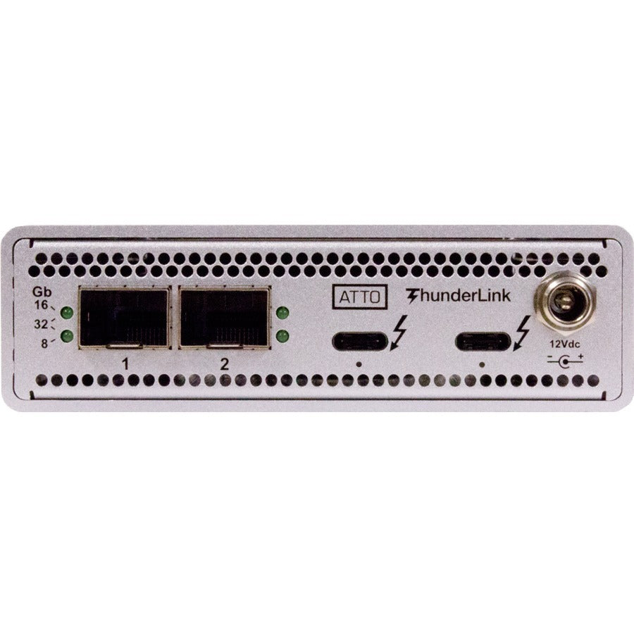 ATTO 40Gb/s Thunderbolt 3 (2-port) to 32Gb/s FC (2-port) (Includes SFPs) - Thunderbolt 3 - 40 Gbit/s, 32 Gbit/s - 2 x Total Fibre Channel Port(s) - 2 x LC Port(s) - 2 x Total Expansion Slot(s) - SFP+ ...  - TLFC-3322-D00 - eCommerce Business Prime