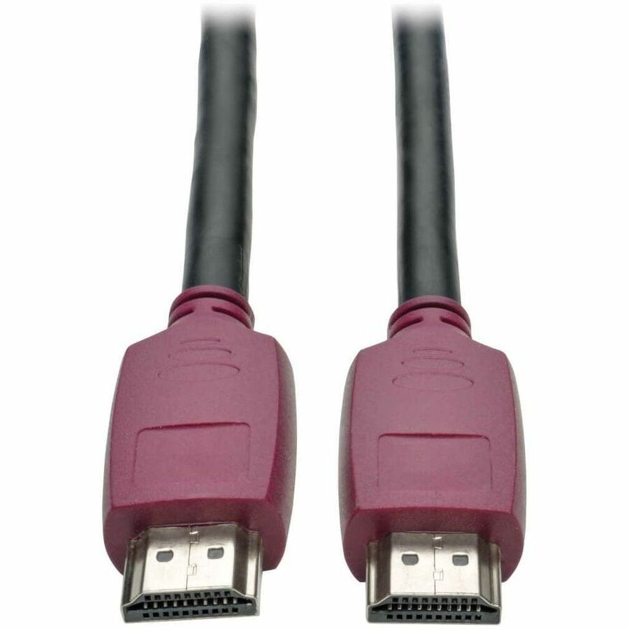Tripp Lite 15ft Premium Hi-Speed HDMI Cable w Grip Connectors 4K@60Hz 15' - HDMI for Projector, Monitor, TV, Audio/Video Device, Home Theater System, iPad, A/V Receiver, Blu-ray Player - 2.25 GB/s - 1...  - P569-015-CERT - eCommerce Business Prime