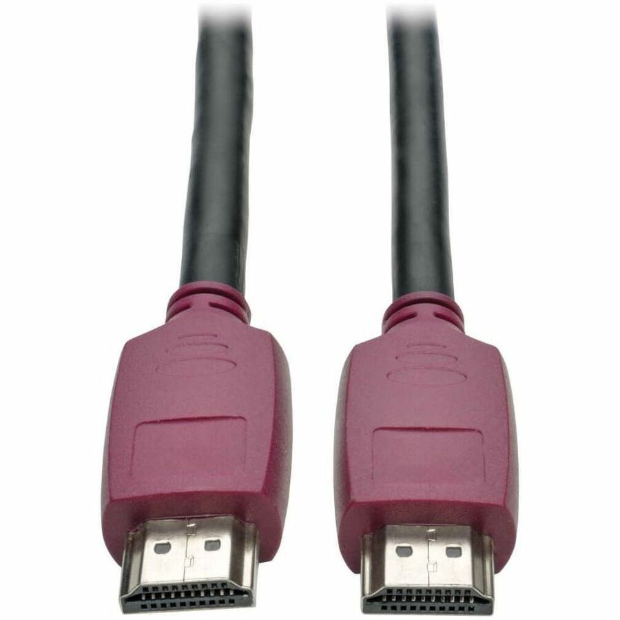 Tripp Lite 10ft Premium Hi-Speed HDMI Cable w Grip Connectors 4K@60Hz 10' - HDMI for Projector, Monitor, TV, Audio/Video Device, Home Theater System, iPad, A/V Receiver, Blu-ray Player - 10 ft - 1 x H...  - P569-010-CERT - eCommerce Business Prime