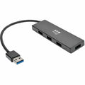 Tripp Lite 4-Port Portable Slim USB 3.0 Superspeed Hub w/ Built In Cable - USB - External - 4 USB Port(s) - 4 USB 3.0 Port(s) - PC, Mac - U360-004-SLIM - eCommerce Business Prime