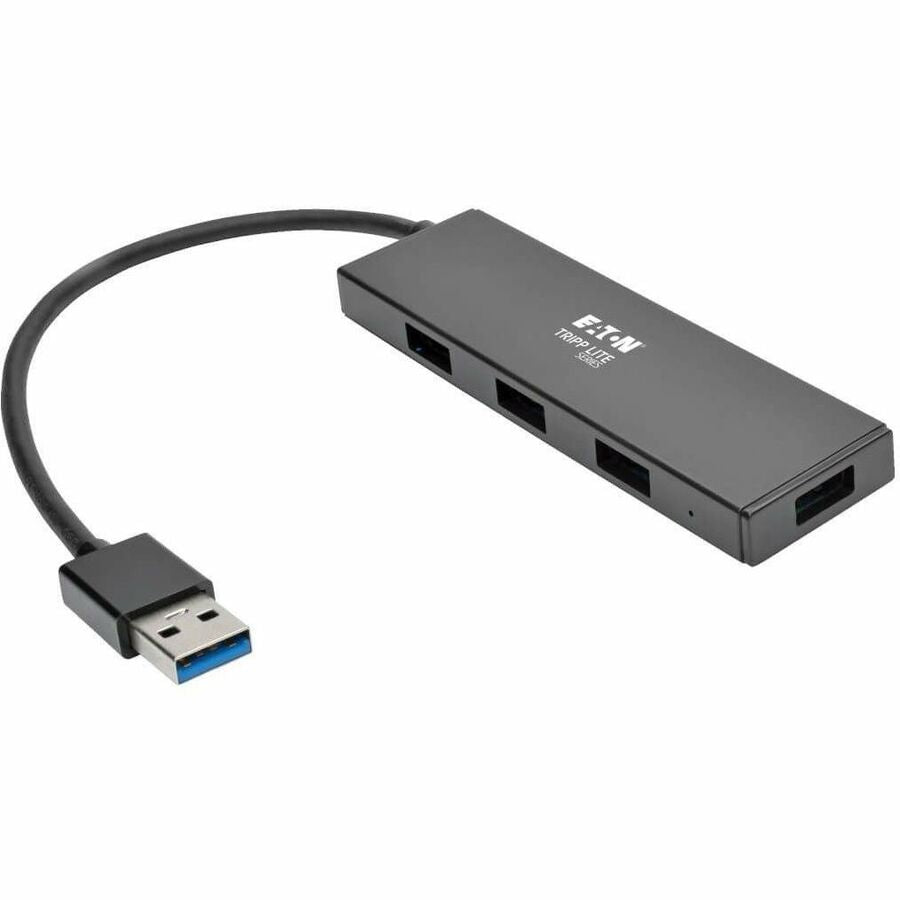 Tripp Lite 4-Port Portable Slim USB 3.0 Superspeed Hub w/ Built In Cable - USB - External - 4 USB Port(s) - 4 USB 3.0 Port(s) - PC, Mac - U360-004-SLIM - eCommerce Business Prime