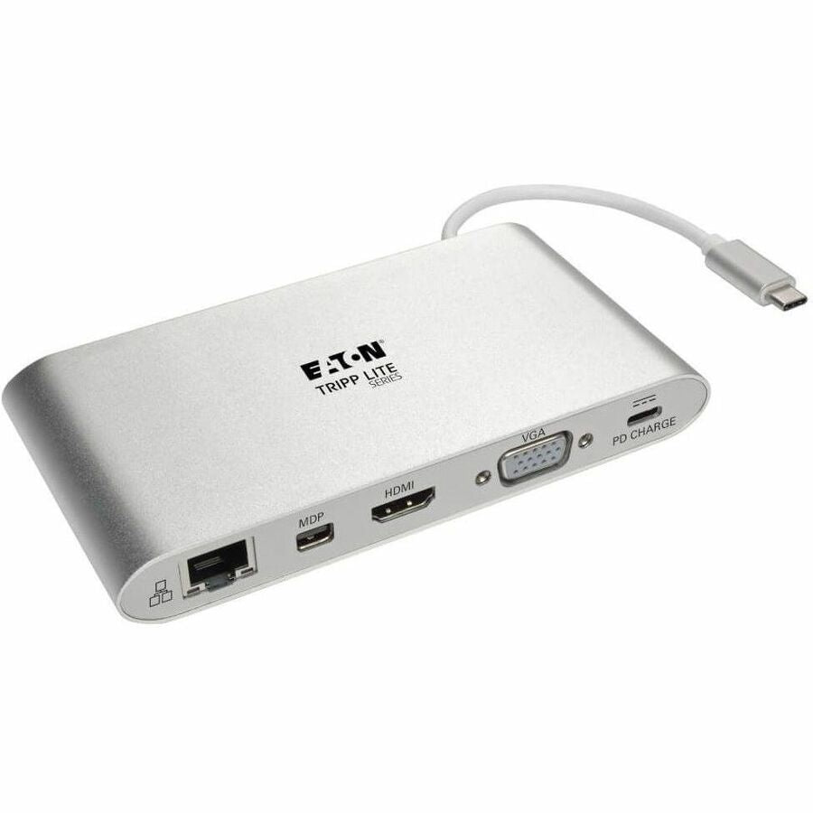 Tripp Lite USB-C Docking Station w/ USB-A , HDMI, VGA, mDP, Gbe, Memory Cards 3.5mm, USB C PD Charging 4K @ 30Hz - for Notebook/Tablet PC - USB Type C - 3 x USB Ports - 3 x USB 3.0 - Network (RJ-45) -...  - U442-DOCK1 - eCommerce Business Prime