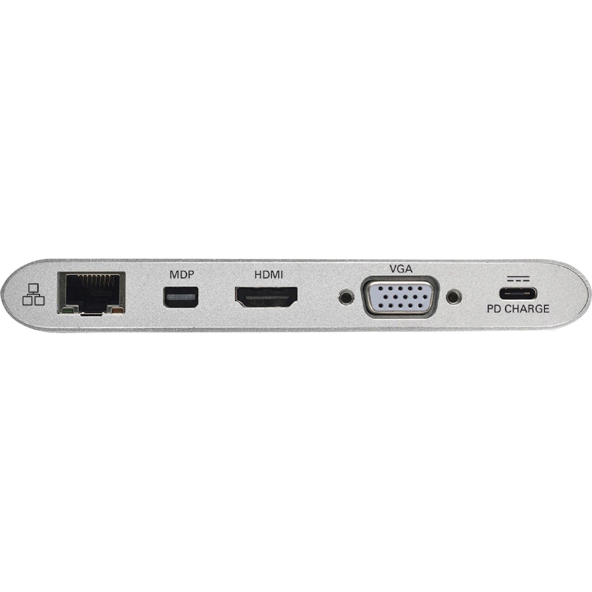 Tripp Lite USB-C Docking Station w/ USB-A , HDMI, VGA, mDP, Gbe, Memory Cards 3.5mm, USB C PD Charging 4K @ 30Hz - for Notebook/Tablet PC - USB Type C - 3 x USB Ports - 3 x USB 3.0 - Network (RJ-45) -...  - U442-DOCK1 - eCommerce Business Prime