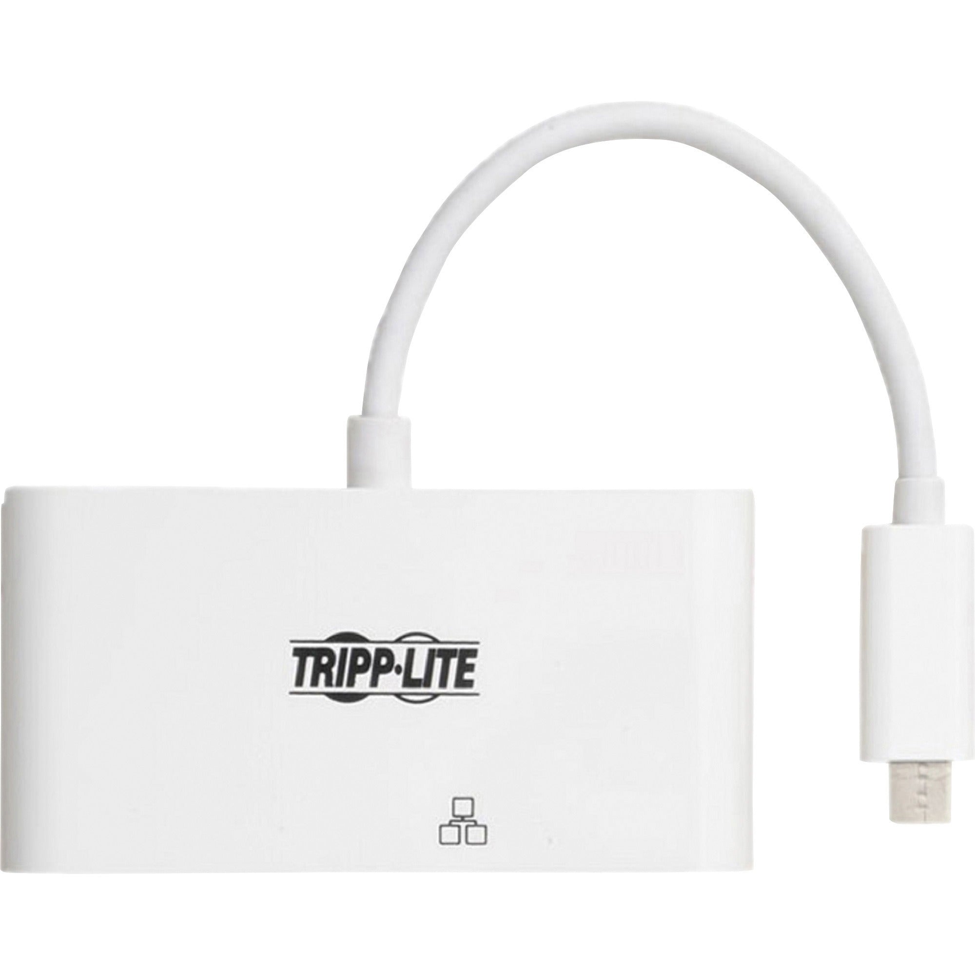 Tripp Lite USB C to HDMI Multiport Video Adapter Converter w/ USB-A Hub, USB-C PD Charging Port & Gigabit Ethernet Port, Thunderbolt 3 Compatible, USB Type C to HDMI, USB Type-C - for Notebook/Tablet ...  - U444-06N-H4GU-C - eCommerce Business Prime