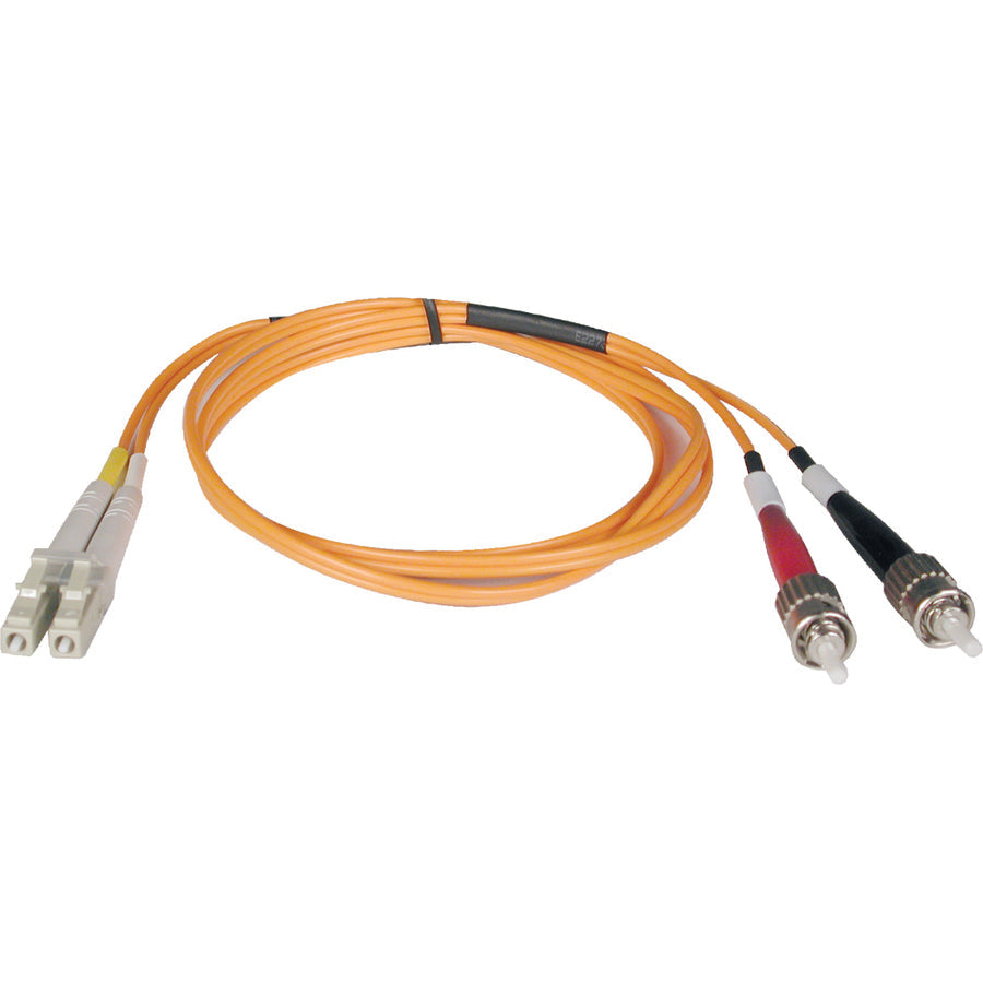Tripp Lite 5M Duplex Multimode 50/125 Fiber Optic Patch Cable LC/ST 16' 16ft 5 Meter - LC - ST - 16.4ft - N518-05M - eCommerce Business Prime