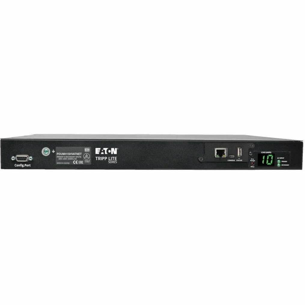 Tripp Lite PDU Switched ATS 2/2.4KW 200/240V 10 C13 2 C14 3.6M Cords 1URM - IEC 60320 C14 - 10 x IEC 60320 C13 - 200 V AC, 208 V AC, 220 V AC, 230 V AC, 240 V AC - 2.40 kVA - Network (RJ-45) - 1U/2U -...  - PDUMH15HVATNET - eCommerce Business Prime