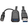 Tripp Lite 20M USB 3.0 Active Superspeed Extension Repeater Cable USB-A M/F - USB for PC - 640 MB/s - Extension Cable - 65.62 ft - 1 x Type A Male USB - 1 x Type A Female USB - Nickel Plated, Gold-pla...  - U330-20M - eCommerce Business Prime