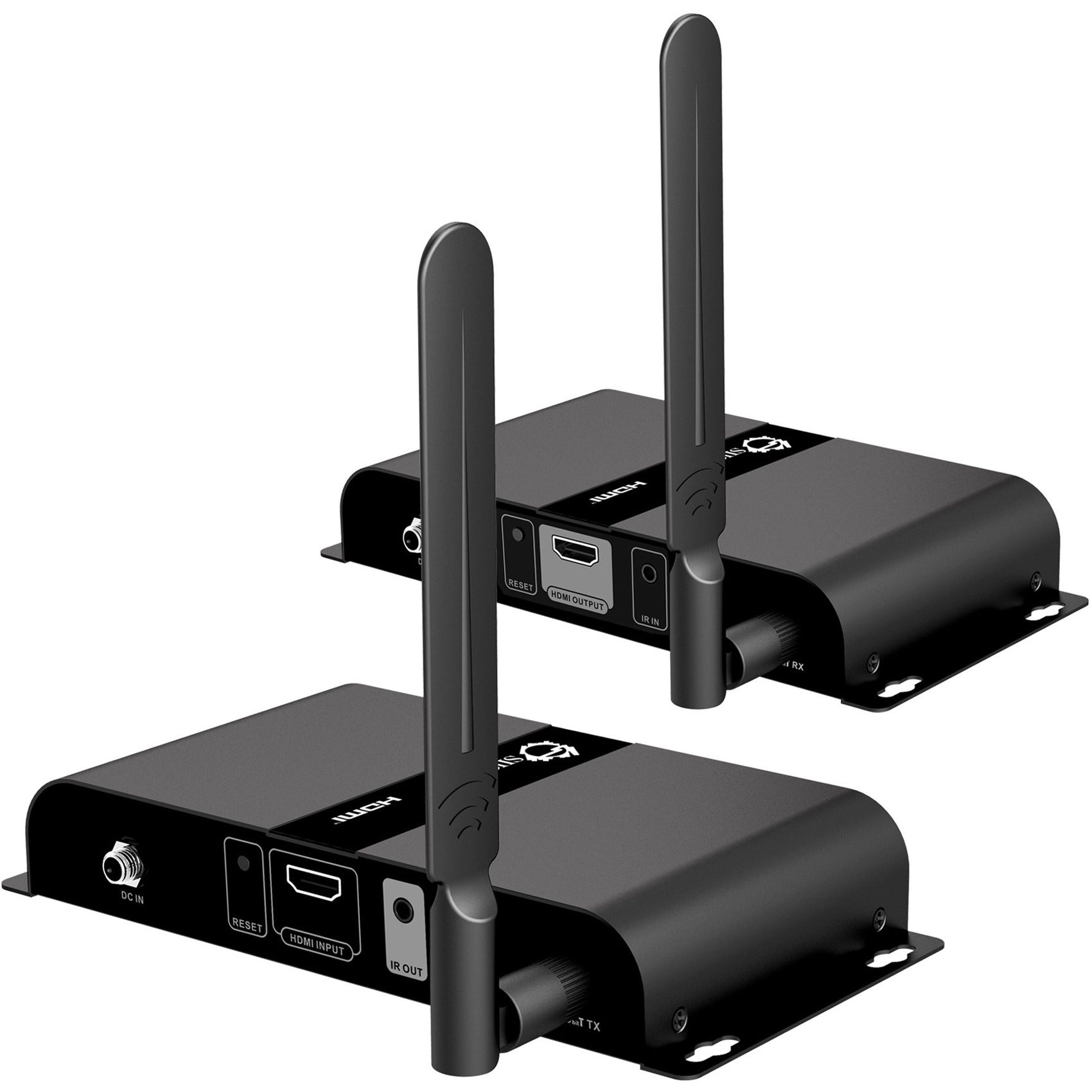 SIIG Wireless 1080P HDMI Video Kit - Mid-Range - 1 Input Device - 1 Output Device - 165 ft Range - 1 x HDMI In - 1 x HDMI Out - Full HD - 1920 x 1080 - Wireless LAN - Wall Mountable - CE-H22G12-S1 - eCommerce Business Prime