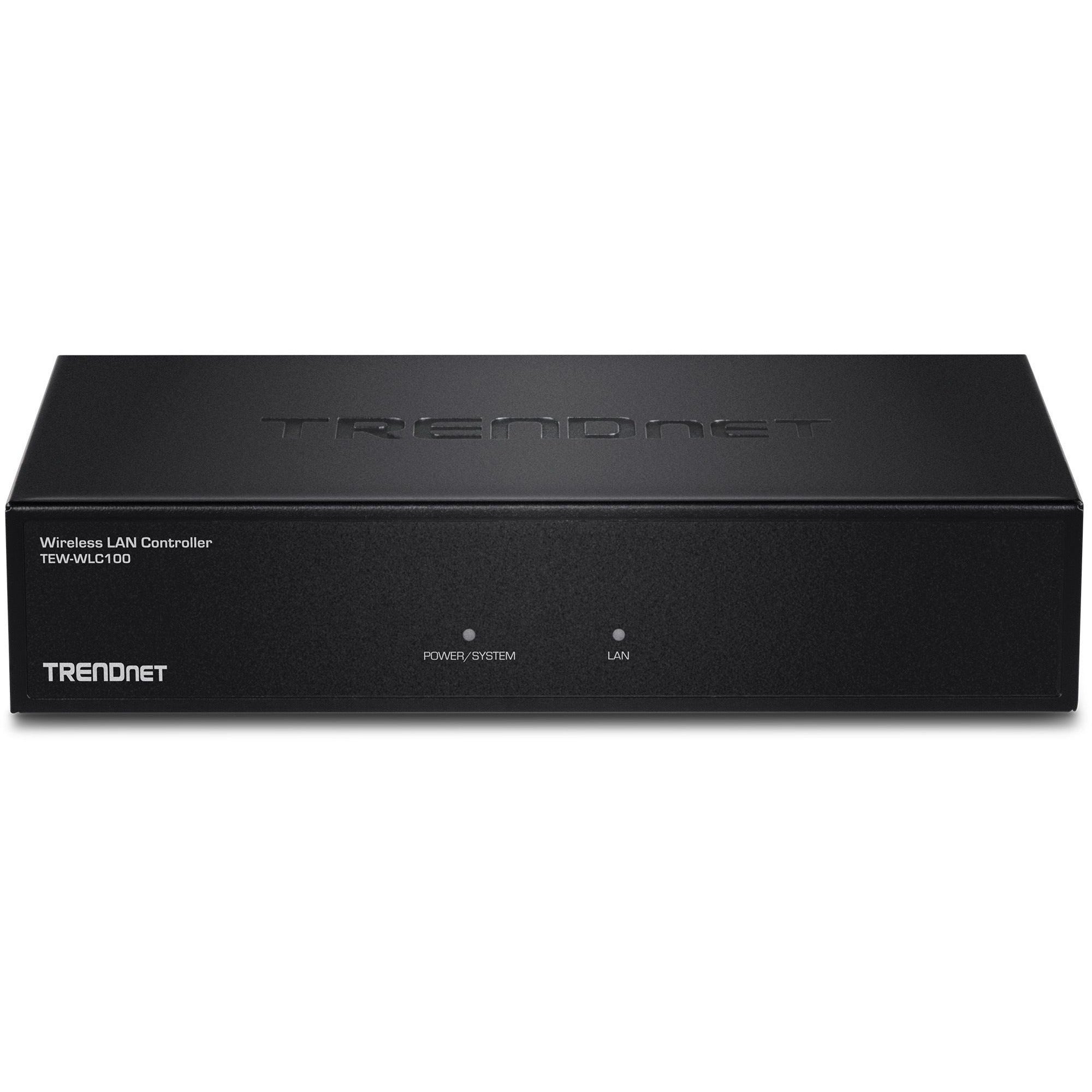 TRENDnet Wireless LAN Controller; Built-in 5-Port GB Switch; Compatible with: TEW-755AP/TEW-821DAP/TEW-825DAP; Access Point Management; TEW-WLC100 - Wireless LAN Controller - TEW-WLC100 - eCommerce Business Prime