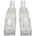 Tripp Lite 5ft Cat6 Gigabit Molded Patch Cable RJ45 M/M 550MHz 24 AWG White - Category 6 for Network Device, Router, Modem, Blu-ray Player, Printer, Computer - 128 MB/s - Patch Cable - 5 ft - 1 x RJ-4...  - N200-005-WH - eCommerce Business Prime