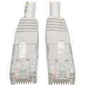 Tripp Lite 10ft Cat6 Gigabit Molded Patch Cable RJ45 M/M 550MHz 24AWG White - Category 6 for Network Device, Router, Modem, Blu-ray Player, Printer, Computer - 128 MB/s - Patch Cable - 10 ft - 1 x RJ-...  - N200-010-WH - eCommerce Business Prime