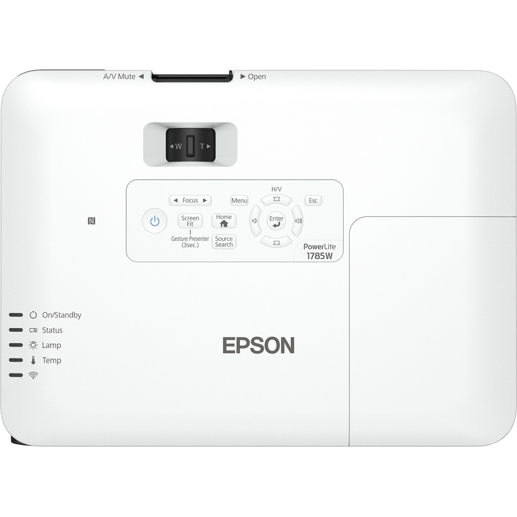 Epson PowerLite 1785W LCD Projector - 16:10 - 1280 x 800 - Rear, Ceiling, Front - 4000 Hour Normal Mode - 7000 Hour Economy Mode - WXGA - 10,000:1 - 3200 lm - HDMI - USB - Wireless LAN - V11H793020 - eCommerce Business Prime