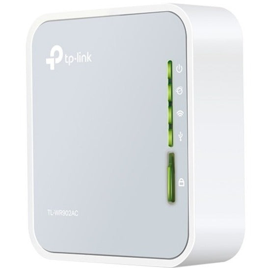 TP-Link TL-WR902AC - AC750 Wireless Portable Nano Travel Router - Dual Band WiFi - Support Multiple Modes - WiFi Router/Hotspot/Bridge/Range Extender/Access Point/Client Modes - 1 USB 2.0 Port - TL-WR902AC - eCommerce Business Prime