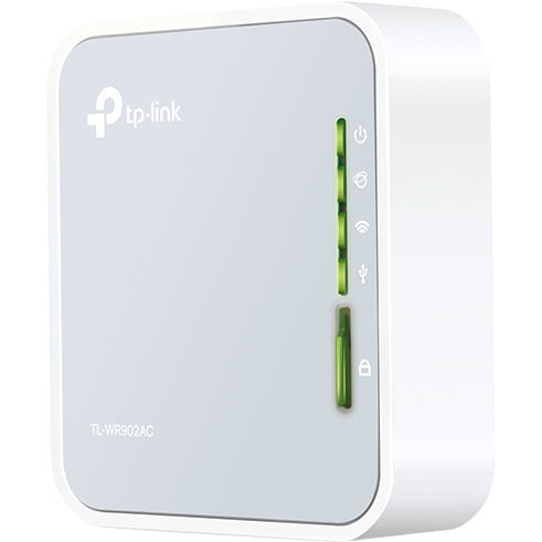 TP-Link TL-WR902AC - AC750 Wireless Portable Nano Travel Router - Dual Band WiFi - Support Multiple Modes - WiFi Router/Hotspot/Bridge/Range Extender/Access Point/Client Modes - 1 USB 2.0 Port - TL-WR902AC - eCommerce Business Prime
