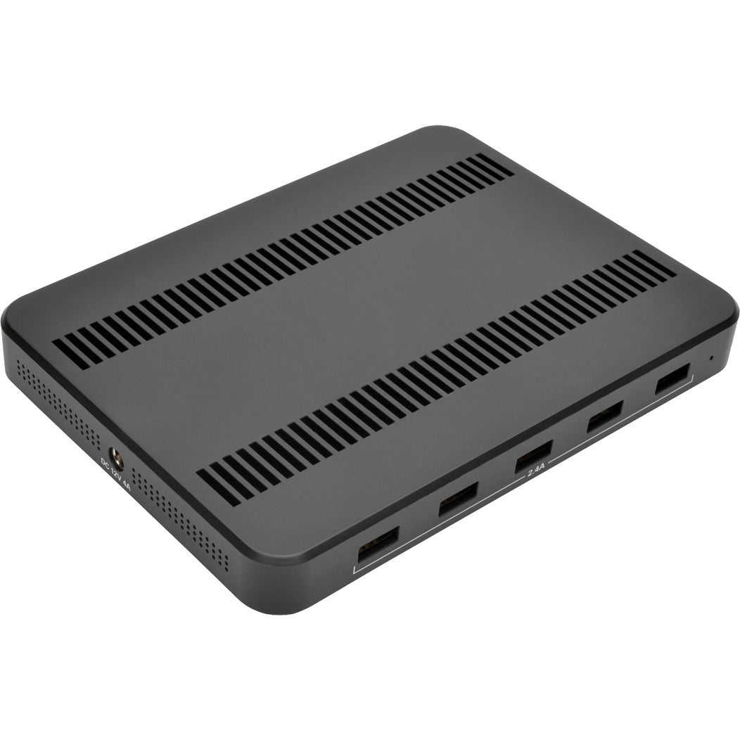 Tripp Lite 5-Port USB Fast Charging Station Hub/ Device Organizer 12V4A 48W - 48 W Output Power - 120 V AC, 230 V AC Input Voltage - 5 V DC Output Voltage - 2.40 A Output Current - U280-005-ST - eCommerce Business Prime