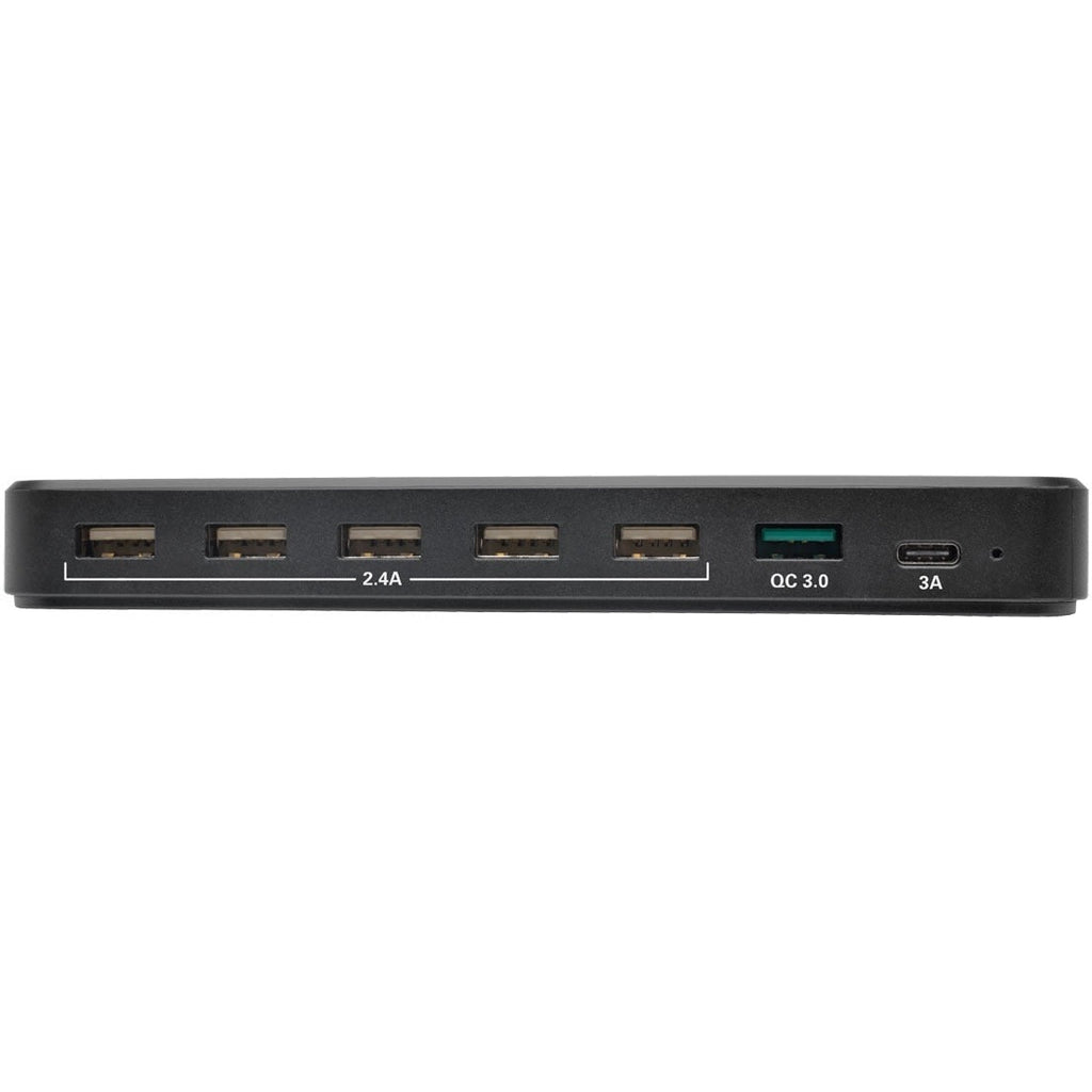 Tripp Lite 7-Port USB Charging Station Hub Quick Charge 3.0, USB-C, Storage - 60 W Output Power - 120 V AC, 230 V AC Input Voltage - 5 V DC Output Voltage - 3 A Output Current - U280-007-CQC-ST - eCommerce Business Prime