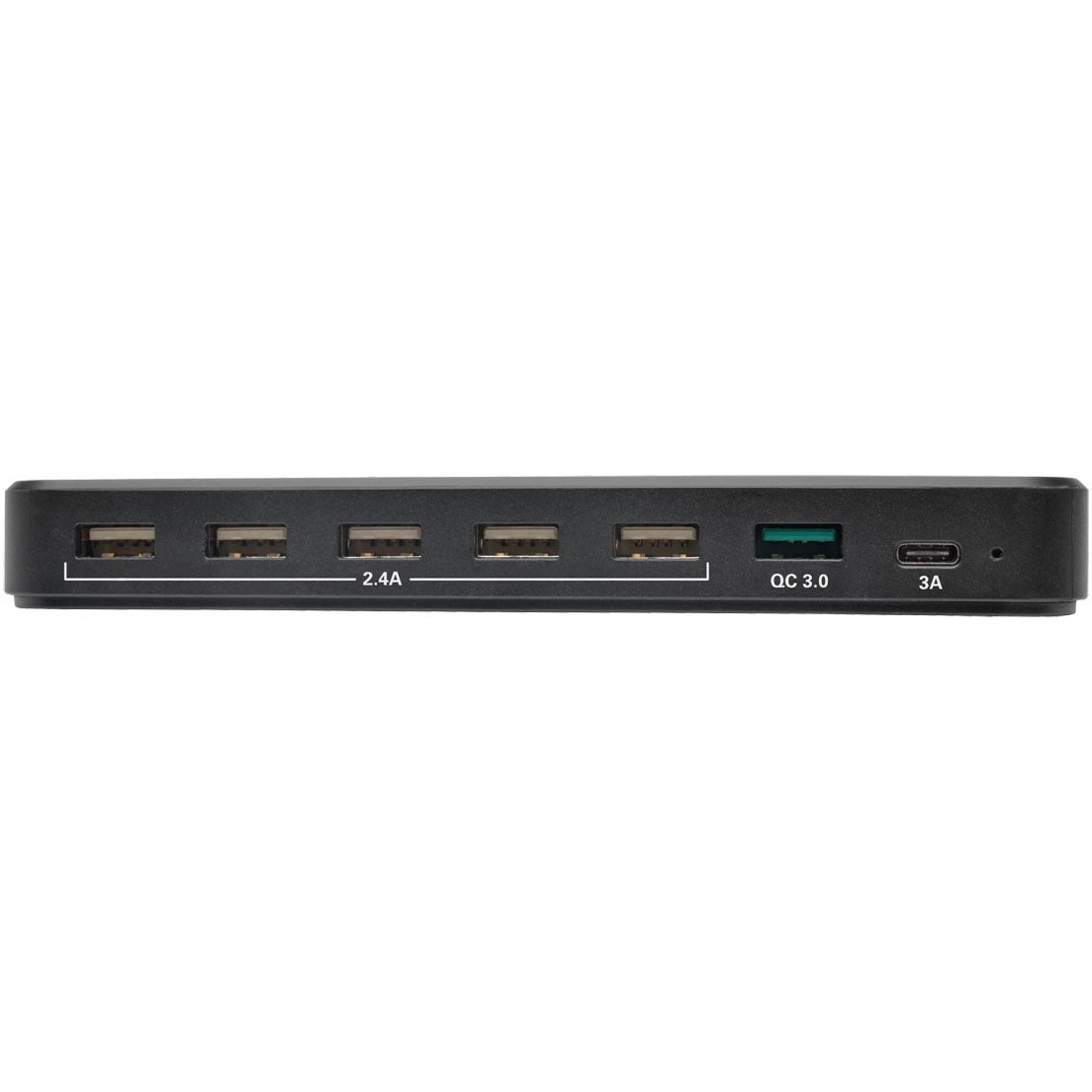 Tripp Lite 7-Port USB Charging Station Hub Quick Charge 3.0, USB-C, Storage - 60 W Output Power - 120 V AC, 230 V AC Input Voltage - 5 V DC Output Voltage - 3 A Output Current - U280-007-CQC-ST - eCommerce Business Prime