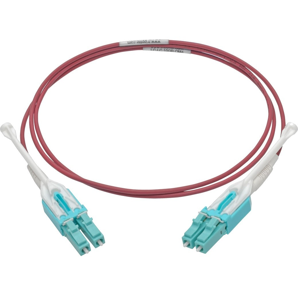 Tripp Lite 1M 10Gb Duplex Multimode Fiber Patch Cable 50/125 OM4 LC/LC LSZH - Fiber Optic for Network Device - 12.50 GB/s - Patch Cable - 3.28 ft - 2 x LC Male Network - 2 x LC Male Network - 50/125 &...  - N821-01M-MG-T - eCommerce Business Prime