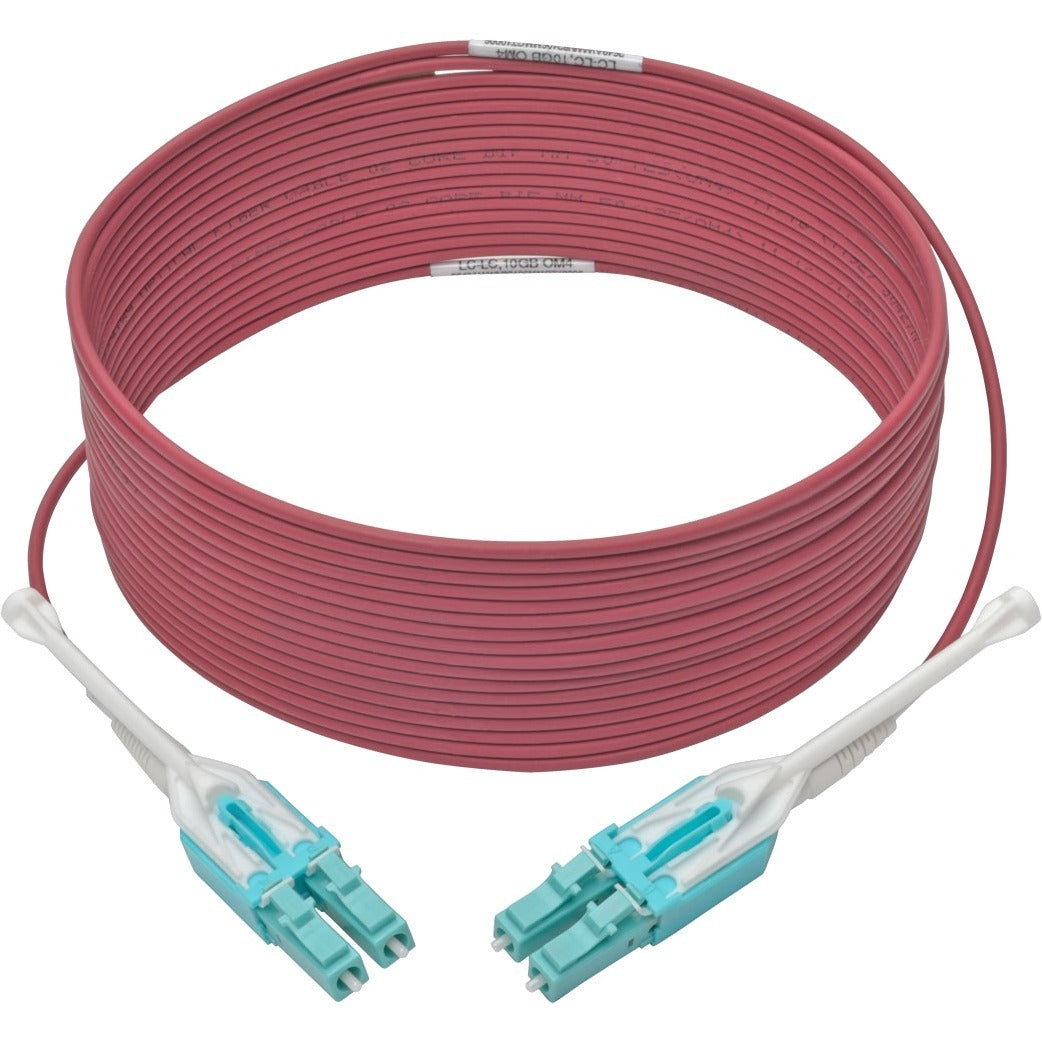 Tripp Lite 6M 10Gb Duplex Multimode Fiber Patch Cable 50/125 OM4 LC/LC LSZH - Fiber Optic for Network Device - 12.50 GB/s - Patch Cable - 19.69 ft - 2 x LC Male Network - 2 x LC Male Network - 50/125 ...  - N821-06M-MG-T - eCommerce Business Prime