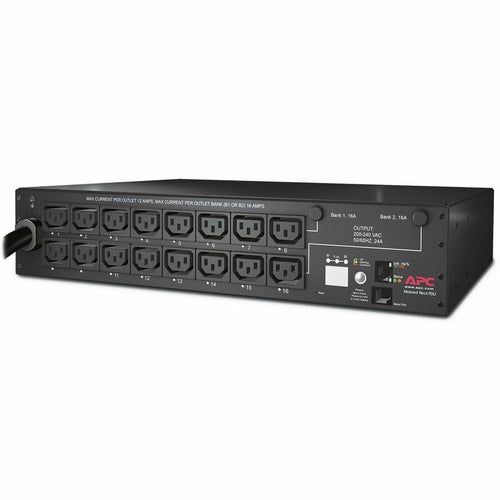 APC by Schneider Electric Rack PDU, Switched, 2U, 30A, 208V, (16)C13 - Switched - NEMA L6-30P - 16 x IEC 60320 C13 - 230 V AC - 2U - Rack-mountable - AP7911B - eCommerce Business Prime