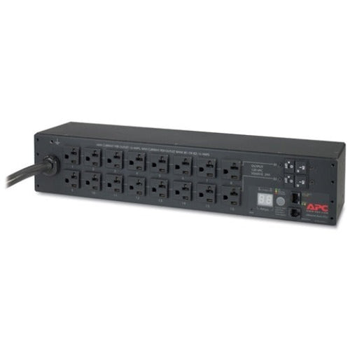 APC by Schneider Electric Rack PDU, Metered, 2U, 30A, 120V, (16) 5-20 - Metered - NEMA L5-30P - 16 x NEMA 5-20R - 120 V AC - 2U - Rack-mountable - AP7802B - eCommerce Business Prime