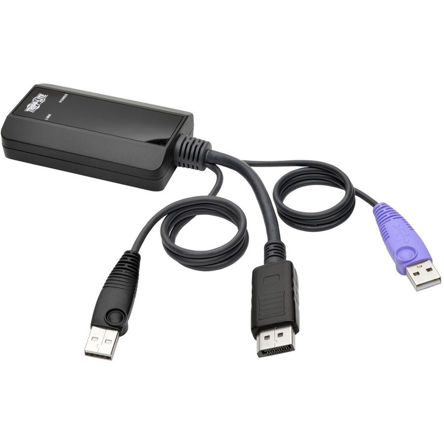 Tripp Lite DisplayPort USB Server Interface w/Virtual Media & CAC B064 KVMs TAA - 1 Computer(s) - 164.04 ft Range - 1 x Network (RJ-45) x USB - DisplayPort - External - B055-001-UDP - eCommerce Business Prime