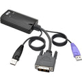 Tripp Lite DVI USB Server Interface w/ Virtual Media & CAC for B064 KVMs TAA - 1 Computer(s) - 164.04 ft Range - 1 x Network (RJ-45) x USB x DVI - External - B055-001-UDV