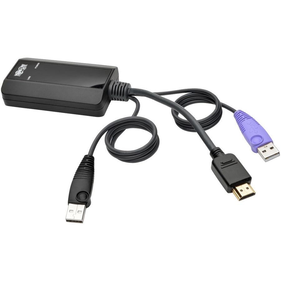 Tripp Lite HDMI USB Server Interface w/Virtual Media & CAC for B064 KVMs TAA - 1 Computer(s) - 164.04 ft Range - 1 x Network (RJ-45) x USB x HDMI - External - B055-001-UHD - eCommerce Business Prime